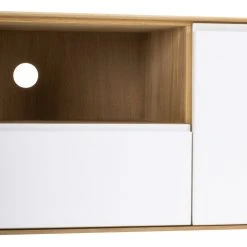 Studio Copenhagen TV-Lowboard Loca III - Weiß / Eiche -Wohnzimmermöbel boutique en ligne 1000005413 90 GALLERYIMAGES P000000001000005413