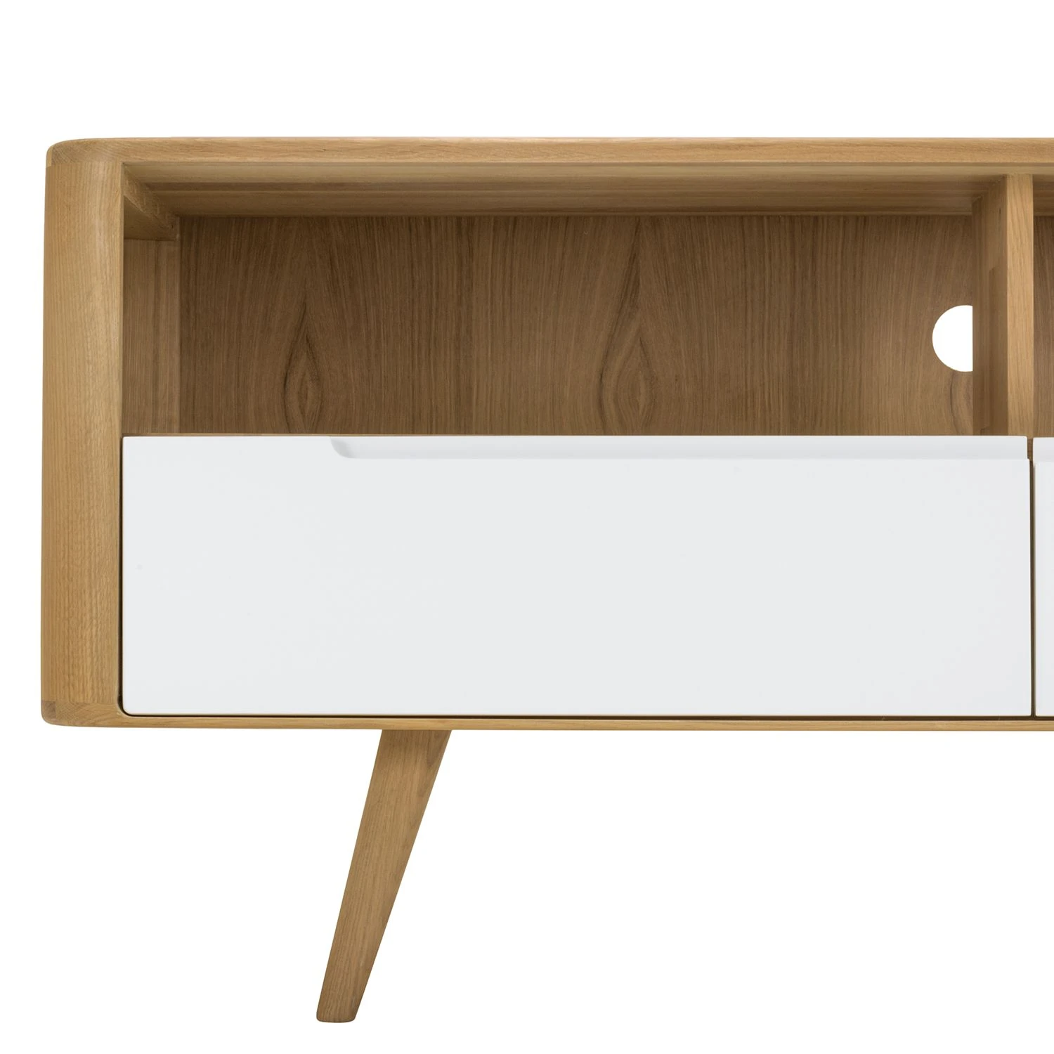 Studio Copenhagen TV-Lowboard Loca IV - Weiß / Wildeiche 7 Studio Copenhagen TV-Lowboard Loca IV - Weiß / Wildeiche – Bild 7