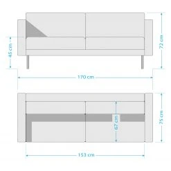Studio Copenhagen Sofa Bayboro (2,5-Sitzer) - Senfgelb -Wohnzimmermöbel boutique en ligne 1000005824 201127 16482700007 SKETCH DETAILS P000000001000005824 sketch