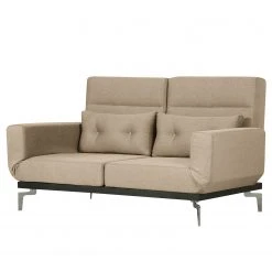 Fredriks Schlafsofa Robertson Webstoff - Stoff Parsa: Beige-Grau