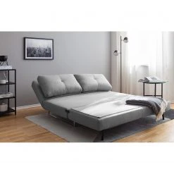 Fredriks Schlafsofa Newheaven Webstoff - Webstoff Lyn: Hellgrau -Wohnzimmermöbel boutique en ligne 1000006729 201201 16505300012 MOOD DETAILS P000000001000006729 mood