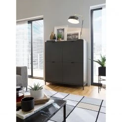 Studio Copenhagen Hochkommode Harma - Dunkelgrau -Wohnzimmermöbel boutique en ligne 1000007066 181026 16371201 MOOD GALLERYIMAGES P000000001000007066 mood