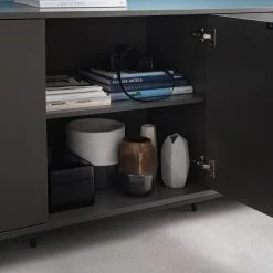 Studio Copenhagen Sideboard Harma I - Dunkelgrau -Wohnzimmermöbel boutique en ligne 1000007080 191127 10453900003 DETAILS P000000001000007080