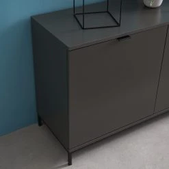 Studio Copenhagen Sideboard Harma I - Dunkelgrau -Wohnzimmermöbel boutique en ligne 1000007080 191127 10453900006 DETAILS P000000001000007080