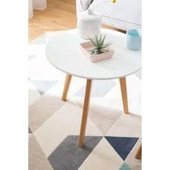 Mørteens Beistelltisch-Set Nilla I (2-teilig) - Eiche teilmassiv - Matt Weiß -Wohnzimmermöbel boutique en ligne 1000008531 180913 11054203 MOOD GALLERYIMAGES P000000001000008531 mood