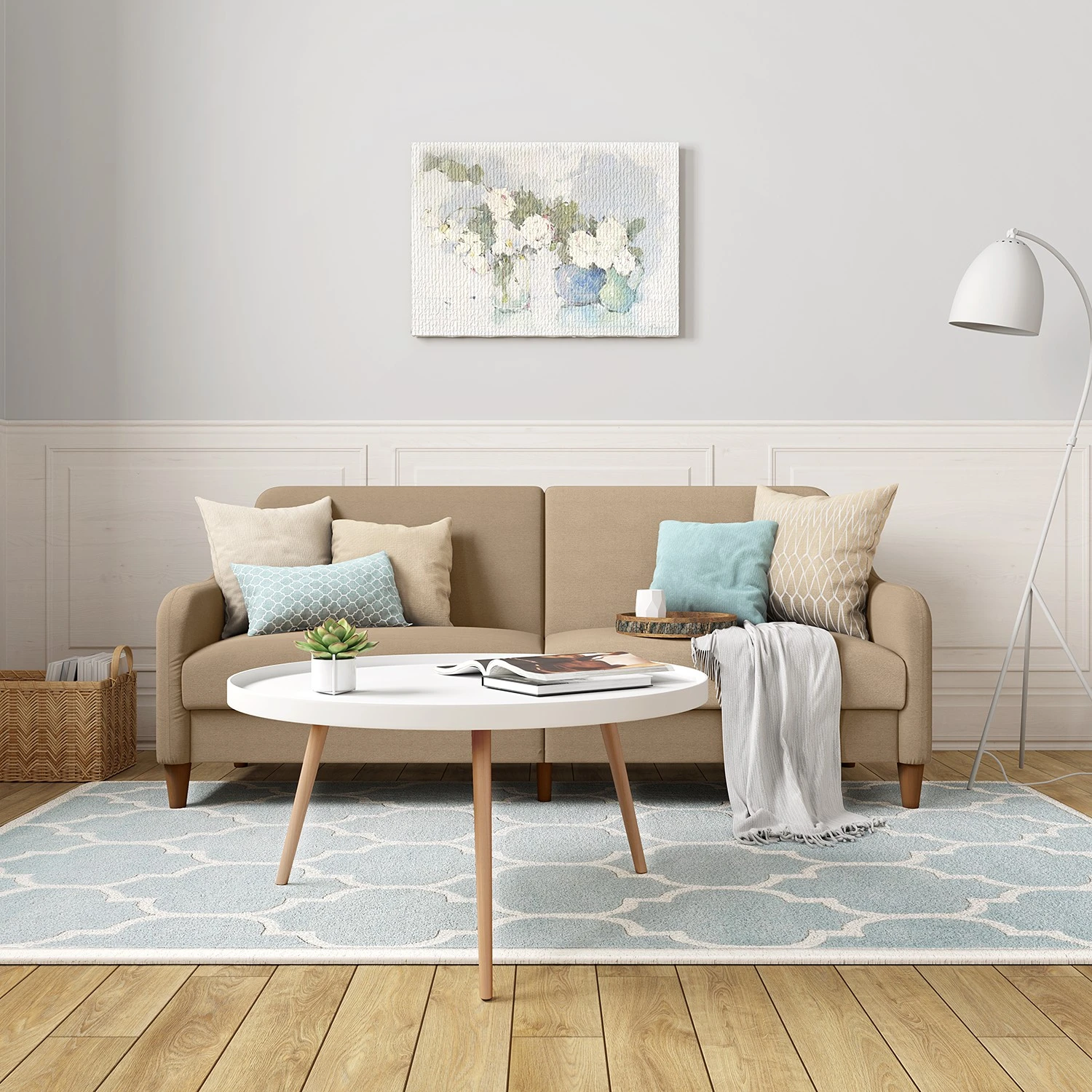 Mørteens Couchtisch Flicka I - Matt Weiß 2 Mørteens Couchtisch Flicka I - Matt Weiß – Bild 2