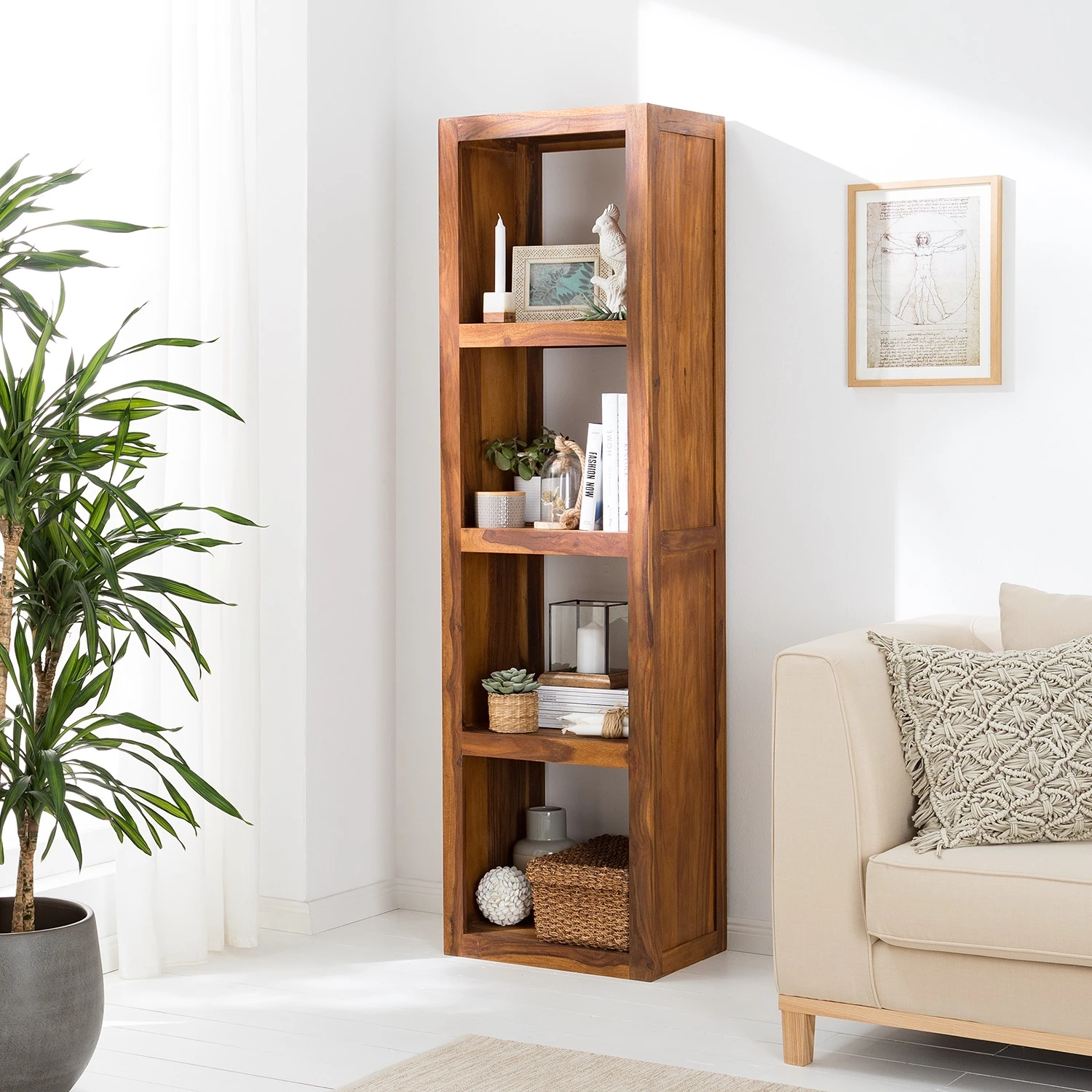 Ars Natura Regal Ohio I - Sheesham massiv 2 Ars Natura Regal Ohio I - Sheesham massiv – Bild 2