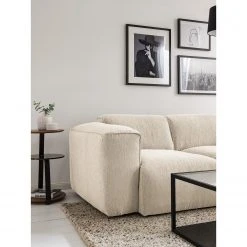 Studio Copenhagen Ecksofa HUDSON 3-Sitzer mit Longchair - Webstoff Saia: Beige - Breite: 251 cm - Longchair davorstehend rechts -Wohnzimmermöbel boutique en ligne 1000009771 201130 15532200099 DETAILS P000000001000009771 1
