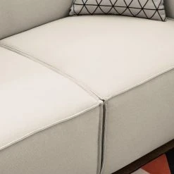 Sofa Kinx (2,5-Sitzer) Webstoff - Webstoff Osta: Altweiß - Keine Funktion -Wohnzimmermöbel boutique en ligne 1000011657 220613 040 DETAILS P000000001000011657