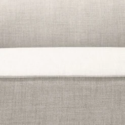 Wohnlandschaft Kinx Webstoff - Webstoff Milan: Altweiß - Longchair davorstehend rechts / Ottomane links -Wohnzimmermöbel boutique en ligne 1000011746 180619 1559211031 GALLERYIMAGES P000000001000011746