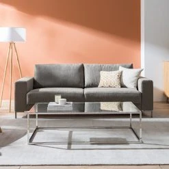 Fredriks Sofa Summer (3-Sitzer) - Webstoff Madu: Hellgrau -Wohnzimmermöbel boutique en ligne 1000012451 210504 13123000006 MOOD DETAILS P000000001000012451 mood