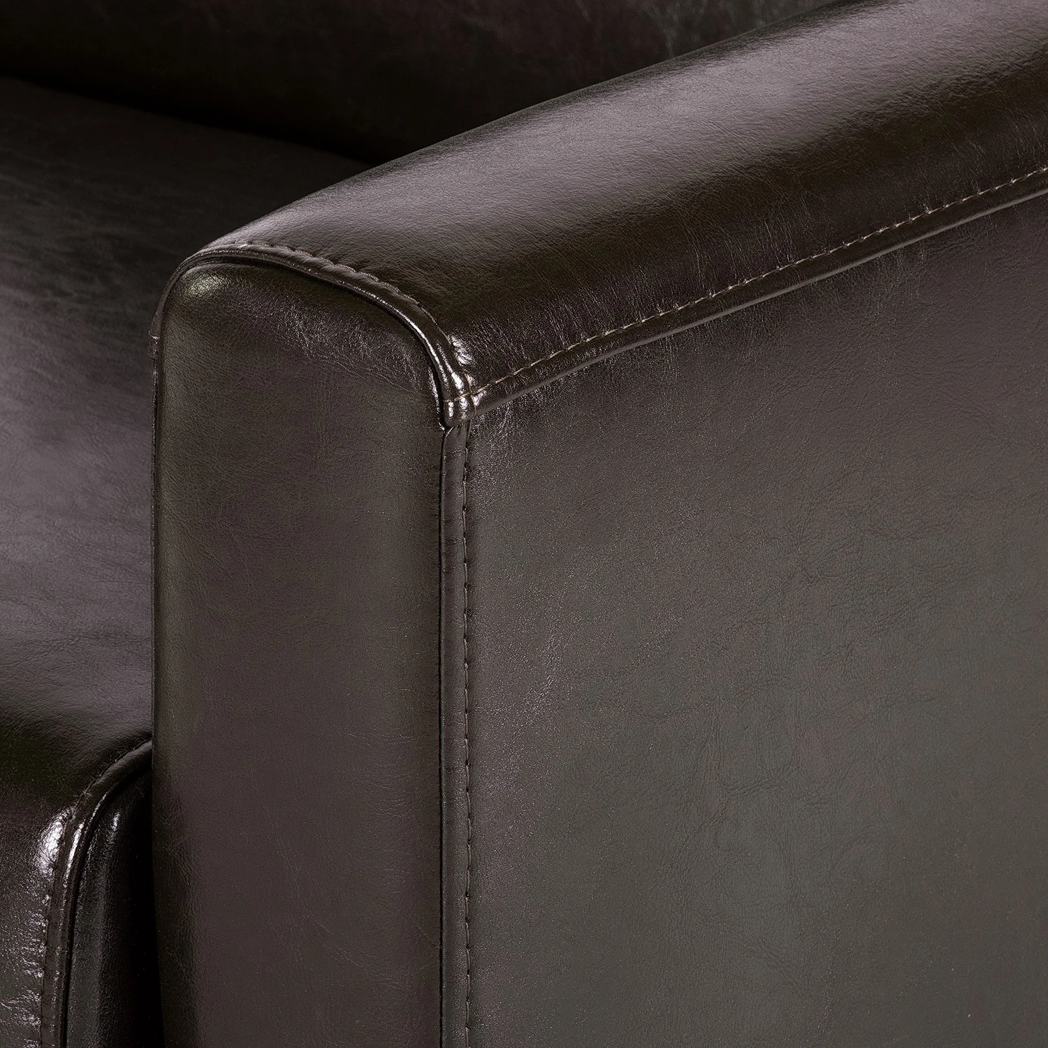 Maison Belfort Sessel Fragola - Echtleder Dunkelbraun 7 Maison Belfort Sessel Fragola - Echtleder Dunkelbraun – Bild 7