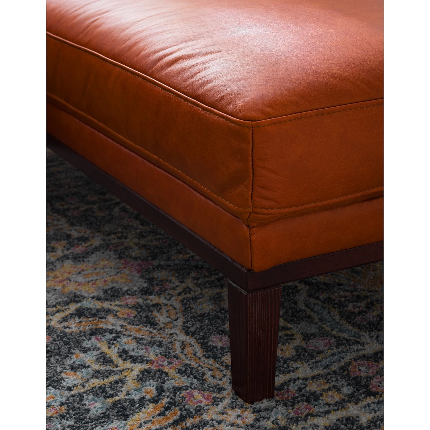 Ars manufacti Ecksofa Horley Echtleder - Vintage Cognac - Longchair davorstehend rechts 13 Ars manufacti Ecksofa Horley Echtleder - Vintage Cognac - Longchair davorstehend rechts – Bild 13