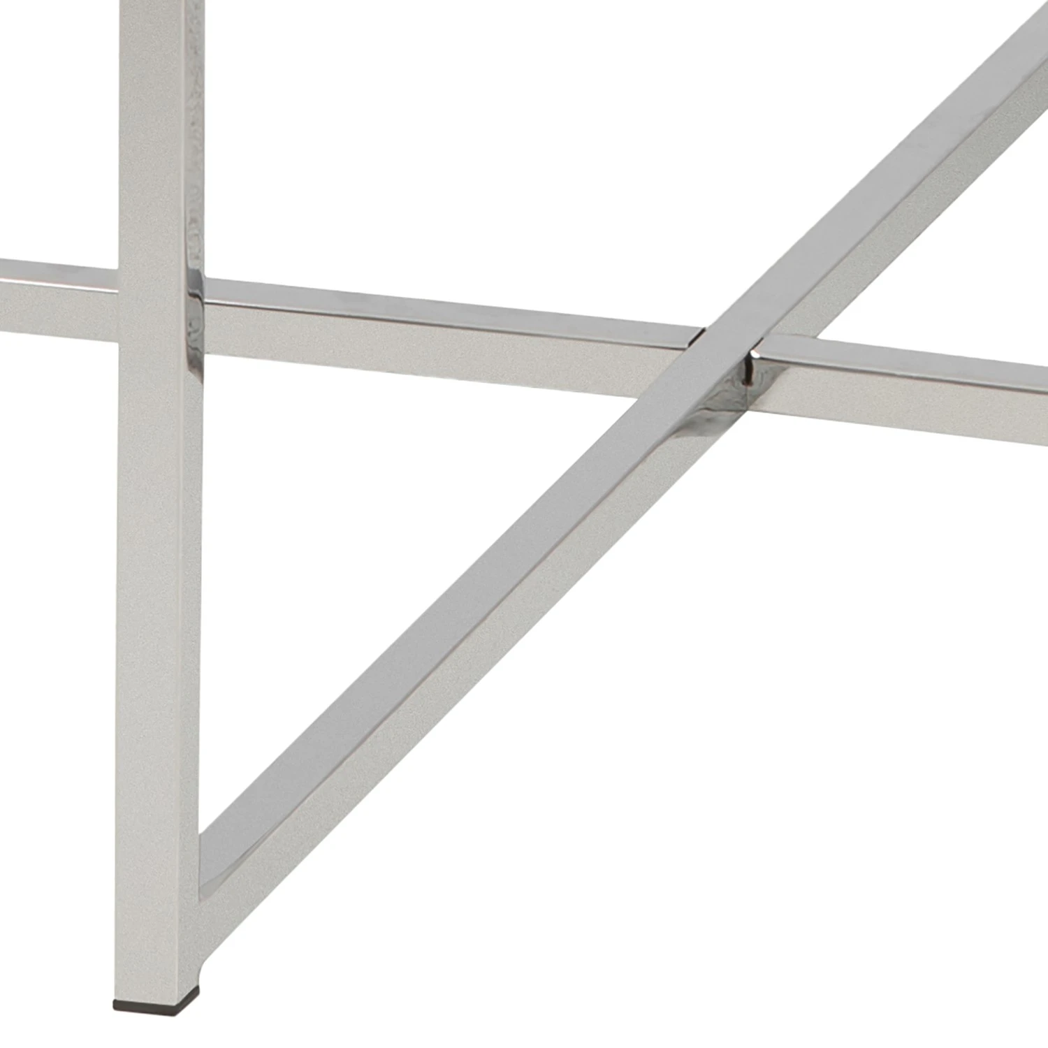 Fredriks Couchtisch Katori III - Glas / Metall - Marmor Weiß Dekor / Chrome 6 Fredriks Couchtisch Katori III - Glas / Metall - Marmor Weiß Dekor / Chrome – Bild 6