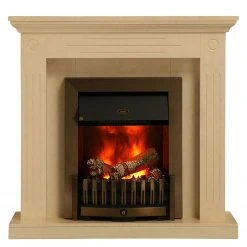 Montreux Elektrokamin Washington - Creme/Beige marmoriert -Wohnzimmermöbel boutique en ligne 1000017424 220614 030 DETAILS P000000001000017424