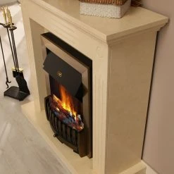 Montreux Elektrokamin Washington - Creme/Beige marmoriert -Wohnzimmermöbel boutique en ligne 1000017424 220614 053 DETAILS P000000001000017424