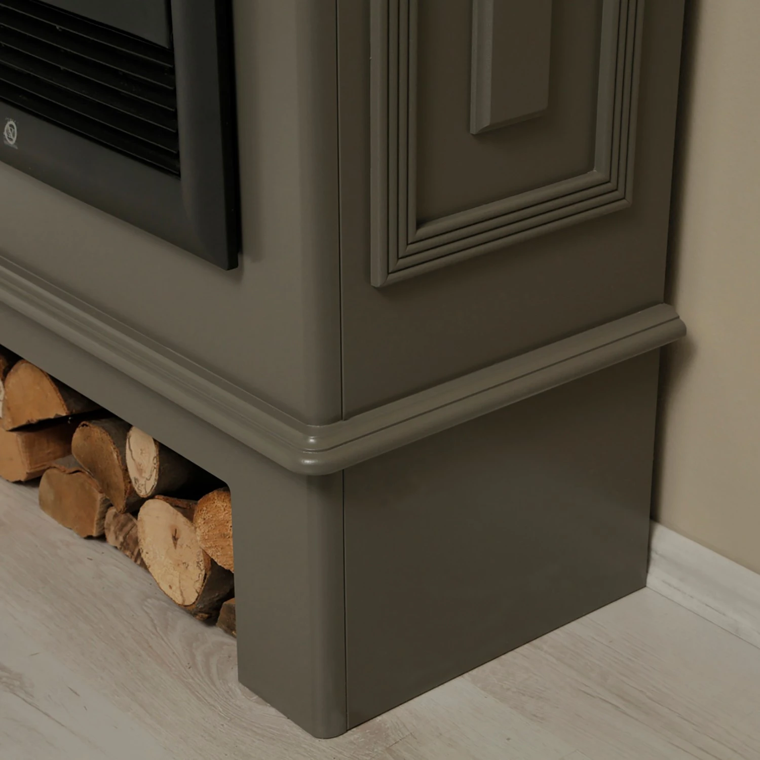 Montreux Elektrokamin Waldhof - Tulpenbaumholz teilmassiv - Grau 16 Montreux Elektrokamin Waldhof - Tulpenbaumholz teilmassiv - Grau – Bild 16