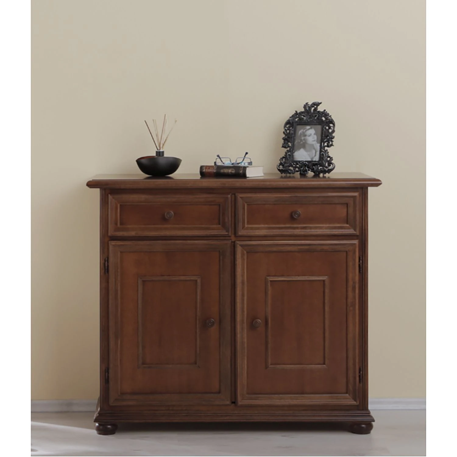 Montreux Kommode Arabella II - Ayous teilmassiv - Antikbraun 3 Montreux Kommode Arabella II - Ayous teilmassiv - Antikbraun – Bild 3