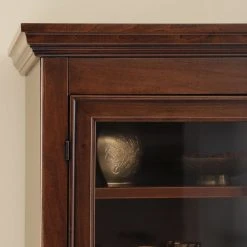 Montreux Vitrinenschrank Siena - Ayous teilmassiv - Antikbraun -Wohnzimmermöbel boutique en ligne 1000017527 040 GALLERYIMAGES P000000001000017527