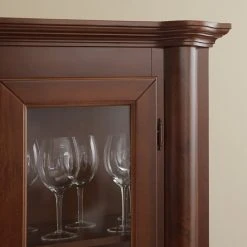 Montreux Vitrine Pevy - Ayous teilmassiv - Antikbraun -Wohnzimmermöbel boutique en ligne 1000017533 070 GALLERYIMAGES P000000001000017533