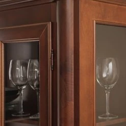 Montreux Vitrine Pevy - Ayous teilmassiv - Antikbraun -Wohnzimmermöbel boutique en ligne 1000017533 080 GALLERYIMAGES P000000001000017533