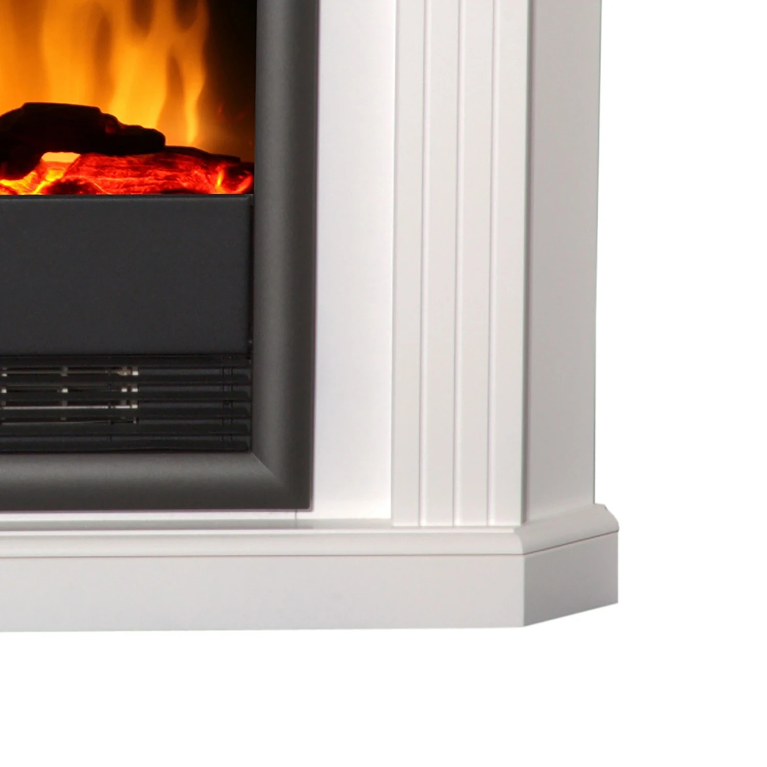 Montreux Elektro-Eckkamin Born - Weiß 7 Montreux Elektro-Eckkamin Born - Weiß – Bild 7