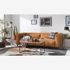 Ars manufacti Sofa Pentre (3-Sitzer) Echtleder - Hellbraun -Wohnzimmermöbel boutique en ligne 1000020142 200518 14204800001 MOOD DETAILS P000000001000020142 mood