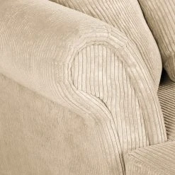 Maison Belfort Ecksofa Colares Cord - Creme - Longchair davorstehend links -Wohnzimmermöbel boutique en ligne 1000022157 210506 17471500049 DETAILS P000000001000022157
