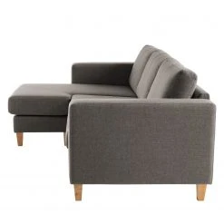 Norrwood Ecksofa MAISON 2-Sitzer mit Longchair - Webstoff Inas: Cubanit - Longchair davorstehend links -Wohnzimmermöbel boutique en ligne 1000022232 050 GALLERYIMAGES P000000001000022232