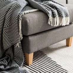 Norrwood Ecksofa MAISON 2-Sitzer mit Longchair - Webstoff Inas: Cubanit - Longchair davorstehend links -Wohnzimmermöbel boutique en ligne 1000022232 120 GALLERYIMAGES P000000001000022232