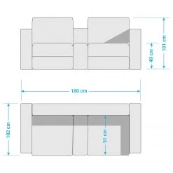 Modoform Kinosofa Mendis (2-Sitzer) - Schwarz -Wohnzimmermöbel boutique en ligne 1000027315 201130 13573500241 SKETCH DETAILS P000000001000027315 sketch