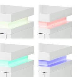 Fredriks Kommode Emblaze II - Inkl. Beleuchtung - Hochglanz Weiß -Wohnzimmermöbel boutique en ligne 1000027392 210521 08340000002 DETAILS P000000001000027392