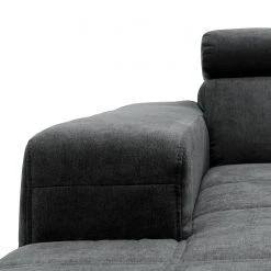 Fredriks Wohnlandschaft Freetown - Microfaser - Dunkelgrau - Longchair davorstehend links / Ottomane rechts -Wohnzimmermöbel boutique en ligne 1000029524 211221 132252000163 DETAILS P000000001000029524