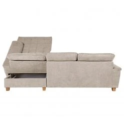 Ars Natura Ecksofa Charlo Microfaser - Cappuccino - Longchair davorstehend rechts - Mit Schlaffunktion -Wohnzimmermöbel boutique en ligne 1000029556 220802 110 DETAILS P000000001000029556
