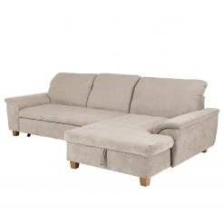 Ars Natura Ecksofa Charlo Microfaser - Cappuccino - Longchair davorstehend rechts - Mit Schlaffunktion -Wohnzimmermöbel boutique en ligne 1000029556 220802 130 DETAILS P000000001000029556