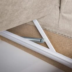 Ars Natura Ecksofa Charlo Microfaser - Cappuccino - Longchair davorstehend rechts - Mit Schlaffunktion -Wohnzimmermöbel boutique en ligne 1000029556 220802 210 DETAILS P000000001000029556