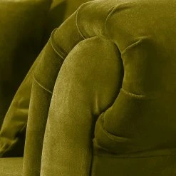 Jack & Alice Sofa York (3-Sitzer) Samt - Stoff Chepi: Olivgrün -Wohnzimmermöbel boutique en ligne 1000031012 200619 10053400013 DETAILS P000000001000031012