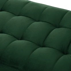 Eva Padberg Collection Hockerbank LAONA - Samt Pauno: Dunkelgrün -Wohnzimmermöbel boutique en ligne 1000032248 200603 12035200330 DETAILS P000000001000032248