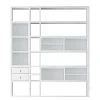Loftscape Regalwand Emporior III.A - Cremeweiß - Ohne Beleuchtung
