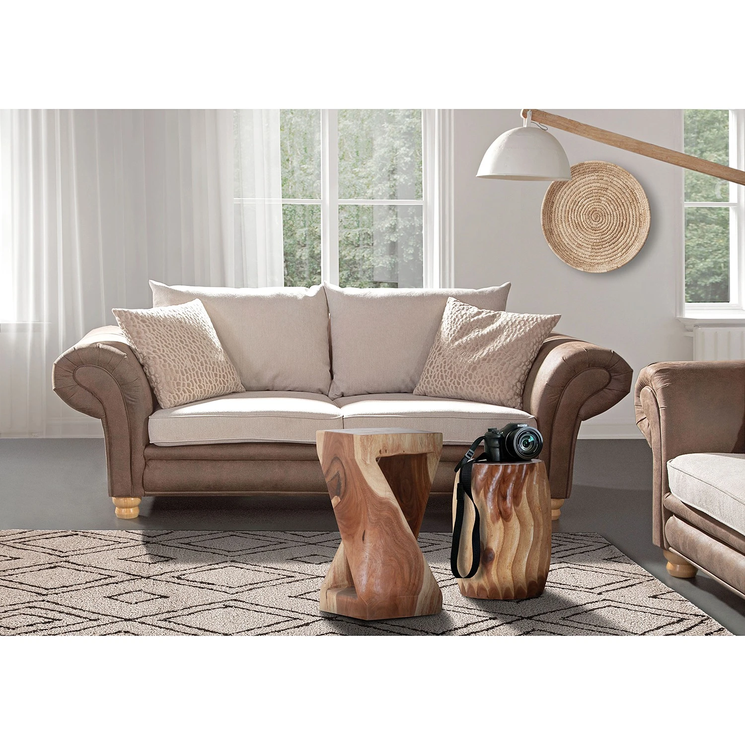 Ars Natura Beistelltisch Killay - Suar massiv 2 Ars Natura Beistelltisch Killay - Suar massiv – Bild 2