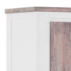 Maison Belfort Kommode Doral - Akazie teilmassiv - Braun / Weiß -Wohnzimmermöbel boutique en ligne 1000040154 211006 12504300040 DETAILS P000000001000040154