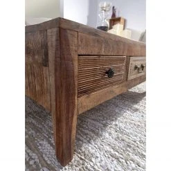 Ars manufacti Couchtisch Curenna - Mango teilmassiv - Mango / Braun -Wohnzimmermöbel boutique en ligne 1000040379 220127 13005800040 DETAILS P000000001000040379