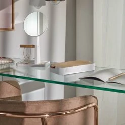 Fredriks Konsolentisch Drap - Glas -Wohnzimmermöbel boutique en ligne 1000054488 200429 06490200027 DETAILS P000000001000054488