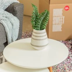 Mørteens Beistelltisch Ockelbo (2er Set) - Weiß / Eiche teilmassiv -Wohnzimmermöbel boutique en ligne 1000054617 200429 06491500044 DETAILS P000000001000054617