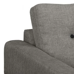 Mørteens Wohnlandschaft Sola Flachgewebe - Grau - Longchair davorstehend links / Ottomane rechts - Mit Schlaffunktion -Wohnzimmermöbel boutique en ligne 1000054946 200617 13241400058 DETAILS P000000001000054946