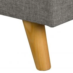 Mørteens Wohnlandschaft Sola Flachgewebe - Grau - Longchair davorstehend links / Ottomane rechts - Mit Schlaffunktion -Wohnzimmermöbel boutique en ligne 1000054946 200617 13241400063 DETAILS P000000001000054946