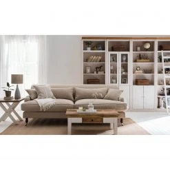 Maison Belfort Bücherwand Lillehammer IV - Kiefer massiv - Kiefer Weiß / Kiefer Honig -Wohnzimmermöbel boutique en ligne 1000056780 190708 15331000001 MOOD DETAILS P000000001000056780 mood