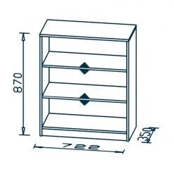 Maja Möbel Regal Fani II - Weiß 9 Maja Möbel Regal Fani II - Weiß -Wohnzimmermöbel boutique en ligne 1000057763 180824 09175921 GALLERYIMAGES P000000001000057763