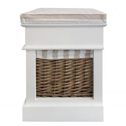 Maison Belfort Sitzbank Elven - Paulownia massiv - Weiß / Braun -Wohnzimmermöbel boutique en ligne 1000058436 30 GALLERYIMAGES P000000001000058436