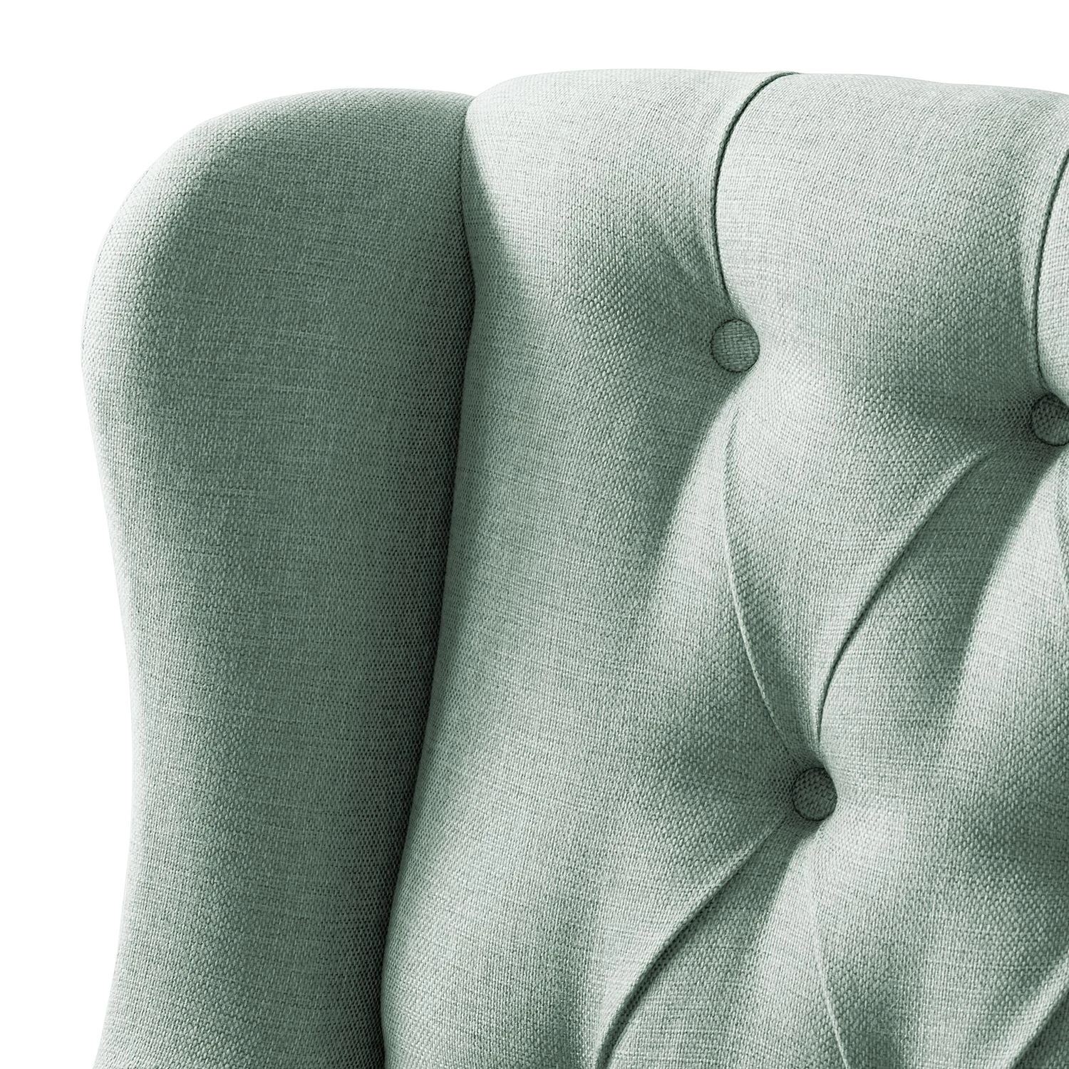 Maison Belfort Ohrensessel Luro Strukturstoff - Mintgrau 11 Maison Belfort Ohrensessel Luro Strukturstoff - Mintgrau – Bild 11